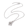 Tarnish Resistant 3Pcs 3 Styles 304 Stainless Steel Cable Chain Necklace Makings NJEW-JN04932-02-3