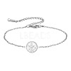 Religion 304 Stainless Steel Saint Francis of Assisi Medal Charm Bracelets WG1F26A-01-1