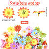 100Pcs Cloth Artificial Sunflower DIY-SP0005-96-2