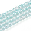 Baking Paint Transparent Glass Beads X1-DGLA-N011-4mm-05-1