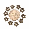 Tibetan Style Alloy Bead Caps K0P34071-2