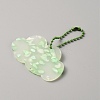 Acrylic Disc Pendant Keychain KEYC-WH0027-85F-01-1