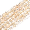 Natural Cultured Freshwater Pearl Beads Strands PEAR-E016-111-1