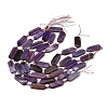Dyed & Heated Natural Banded Agate Beads Strands GG-CBAB9C6-D03-01-5