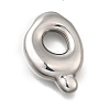 304 Stainless Steel Pendants STAS-S166-02P-17-1