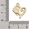 UV Plating Alloy Crystal Rhinestone Pendants RB-CBAD37D-03G-3