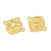 Brass Connector Charms KK-CBA57A9-03G-02-2