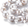 Natural Baroque Pearl Keshi Pearl Beads Strands PEAR-S019-04C-4