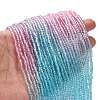 Transparent Painted Glass Beads Strands X1-DGLA-A034-T2mm-A22-2
