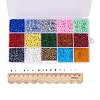 8/0 Round Glass Seed Beads Sets SEED-PH0007-01-7