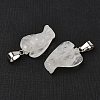 Natural Quartz Crystal Pendants G-B127-10P-17-3
