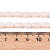 Opaque Solid Color Imitation Jade Glass Beads Strands EGLA-A037-P6x8mm-D02-4