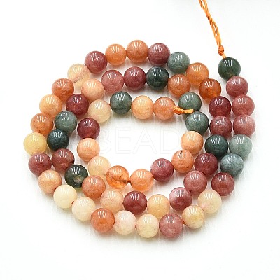 Natural Quartz Beads Strands X-G-N355-6mm-18-1