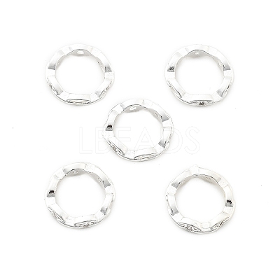 Brass Micro Pave Clear Cubic Zirconia Bead Frame KK-H495-03S-1