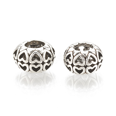 Alloy European Beads MPDL-S066-040-1