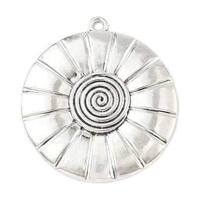 Tibetan Style Alloy Big Pendants TIBEP-F077-01C-1