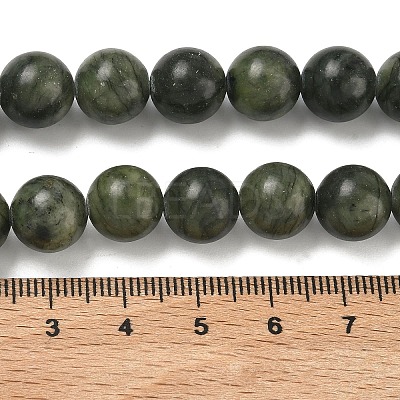 Natural Chinese Jade Beads Strands G-F363-10mm-1