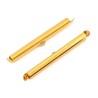 Iron Slide On End Clasp Tubes IFIN-R212-4.0cm-G-1