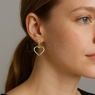4 Pairs 2 Colors Iron Alloy Clip-on Earrings EJEW-HY0001-38-1