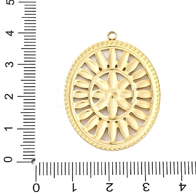 304 Stainless Steel Pendants STAS-V004-03G-1
