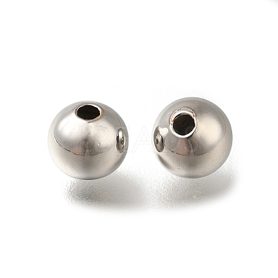 Rack Plating Brass Beads KK-K373-08C-P-1