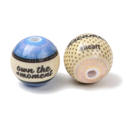 Opaque Printed Acrylic Beads AC-CBAC57E-06A-1