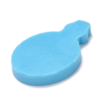 Bottle with Skull & Bone Pendant Silicone Molds DIY-M034-26-1