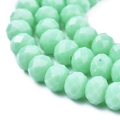 Opaque Solid Color Glass Beads Strands EGLA-A034-P2mm-D14-1