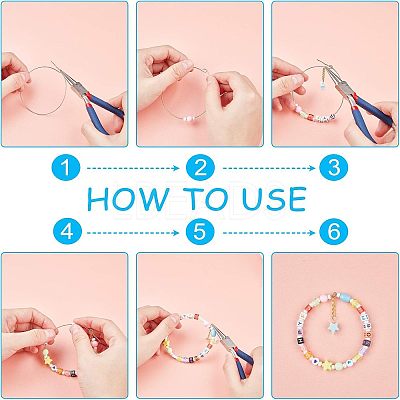 DIY Children Elastic Jewelry Set Kits DIY-NB0004-13-1