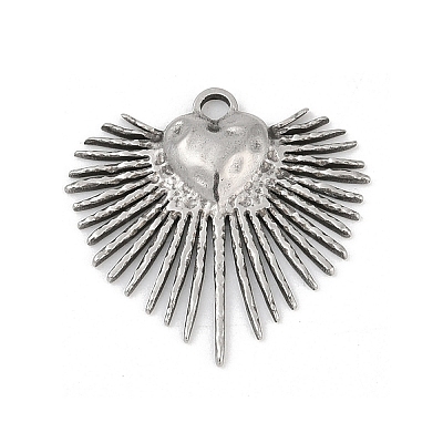 304 Stainless Steel Pendants STAS-D366-01E-P-1