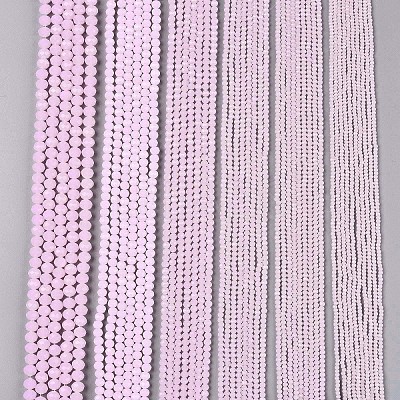 Glass Beads Strands EGLA-A044-J3mm-D02-1