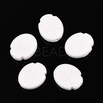 Handmade Porcelain Ceramic Beads PORC-T133-24G-1