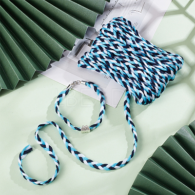 3-Ply Polyester Braided Cord OCOR-WH0060-80B-1