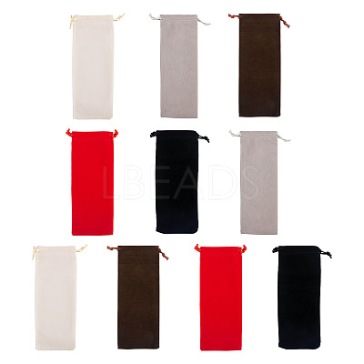 10Pcs Velvet Drawstring Pouches TP-TA0001-06B-1