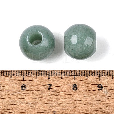 Natural Green Aventurine European Beads G-Q602-09B-05-1