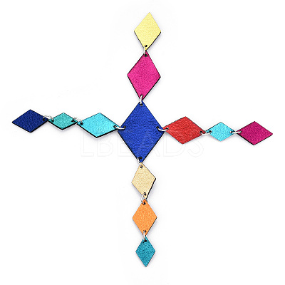 Imitation Leather Cabochons FIND-G073-01-1