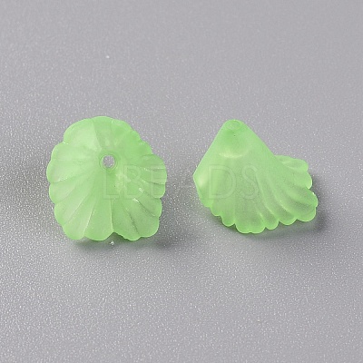 Frosted Acrylic Bead Caps MACR-S371-10A-733-1