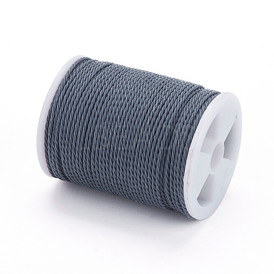 Round Waxed Polyester Cord X-YC-G006-01-1.0mm-17-1