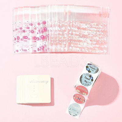 200Pcs Earring Displays Cards CDIS-FS0001-16-1