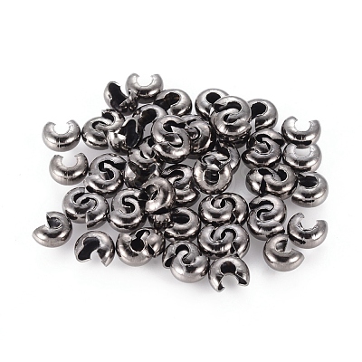 Iron Crimp Beads Covers IFIN-H028-NFB-NF-1