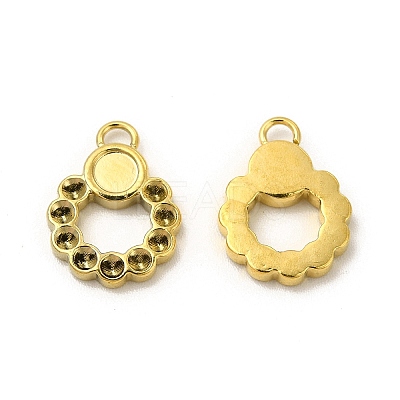 Ion Plating(IP) 304 Stainless Steel Pendant Rhinestone Settings STAS-I671-07G-1