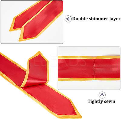 Satin Graduation Stole AJEW-WH20070-003B-04-1