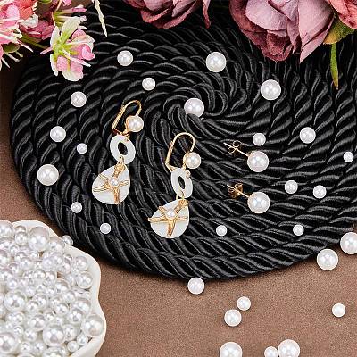 Imitation Pearl Acrylic Beads OACR-SC0001-61B-1