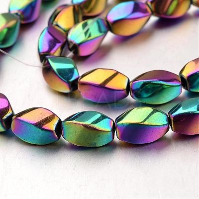 Electroplate Non-magnetic Synthetic Hematite Beads Strands G-F300-11B-02-1