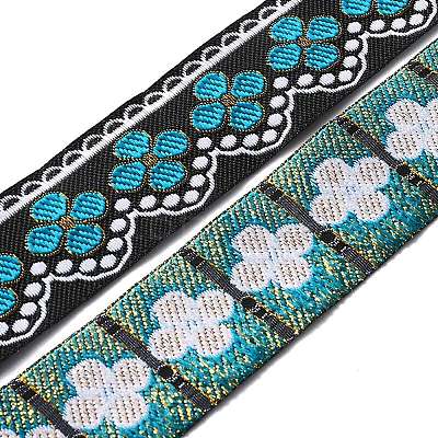 Ethnic Style Polyester Ribbon OCOR-WH0047-38B-1