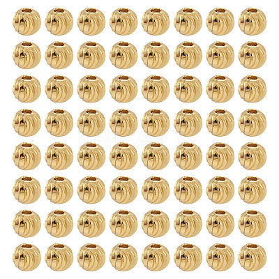 Brass Beads LS-X1-KK-G312-01G-6mm-G-1