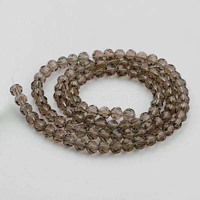 Transparent Glass Bead Strands GLAA-G013-4mm-63-1