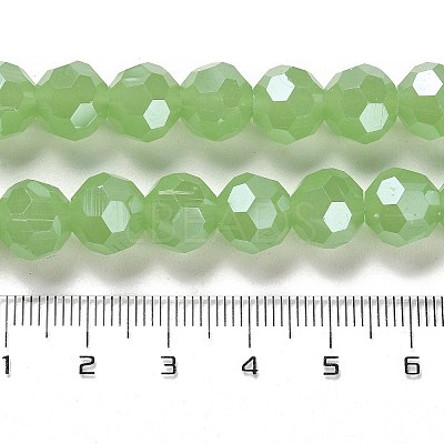 Electroplate Glass Beads Strands X-EGLA-A035-J10mm-A01-1