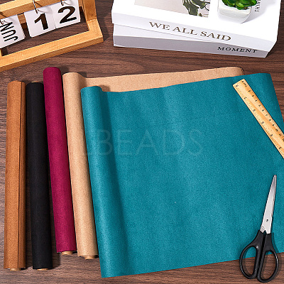 5 Sheets 5 Colors Faux Suede Book Covers DIY-CP0011-16B-1