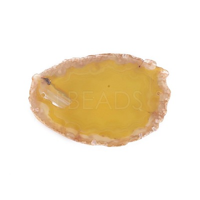 Natural Agate Slices Big Links connectors G-E022-M01-1